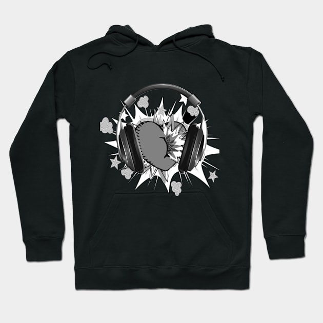 music heart explode Hoodie by loulousworld